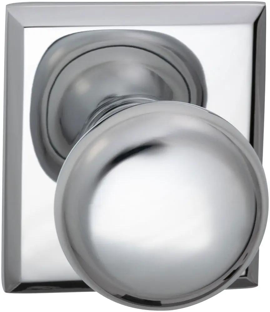 polished chrome knob