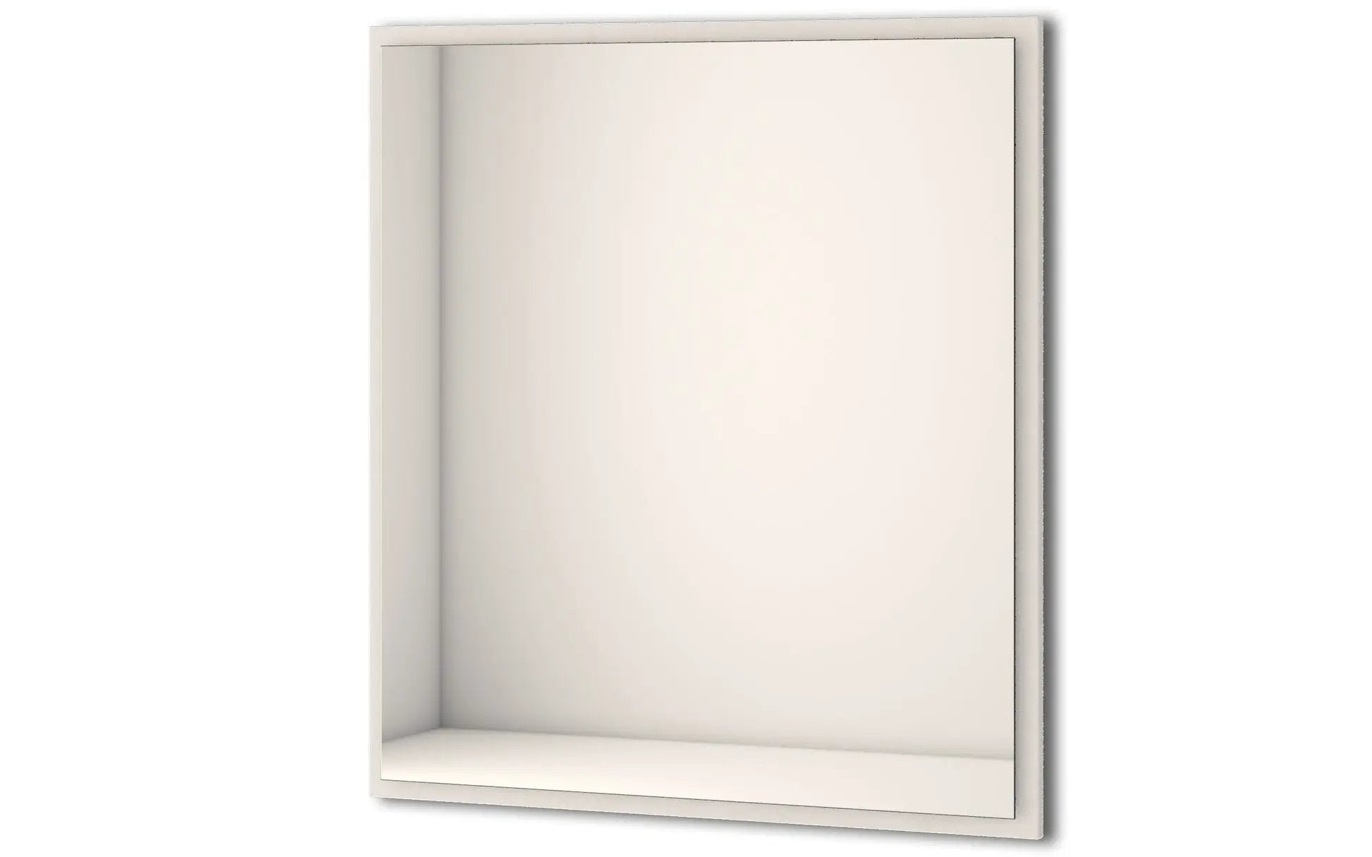 white matte mirror