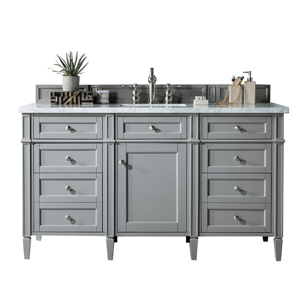 James Martin Vanities Brittany 60" Single Vanity - Urban Gray