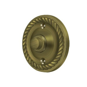 Deltana Round with Rope Bell Button