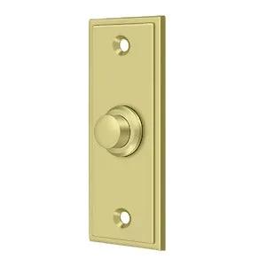 Deltana Rectangular Contemporary Bell Button by Deltana