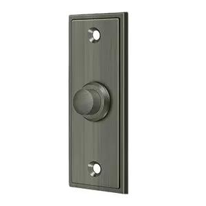 Deltana Rectangular Contemporary Bell Button by Deltana
