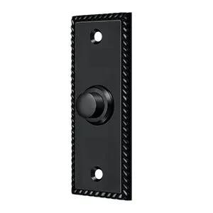 Deltana Rectangular with Rope Pattern Bell Button by Deltana