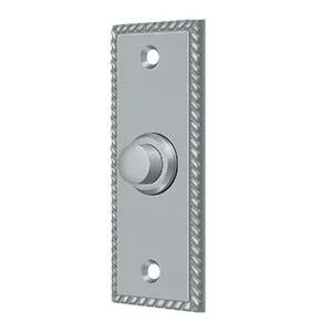 Deltana Rectangular with Rope Pattern Bell Button by Deltana
