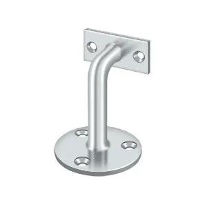polished chrome handrail brackets