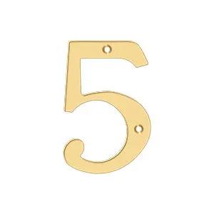 pvd polished brass numbers