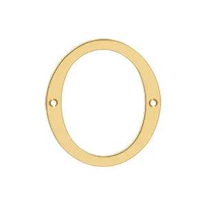 pvd polished brass numbers