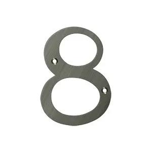 Deltana 4" Solid Brass Number 8 by Deltana