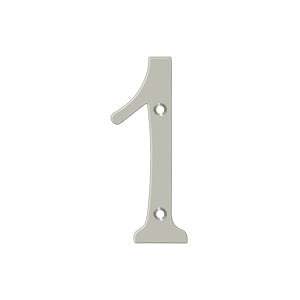 Deltana 4" Solid Brass Number 1