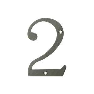 Deltana 4" Solid Brass Number 2