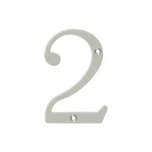 Deltana 4" Solid Brass Number 2