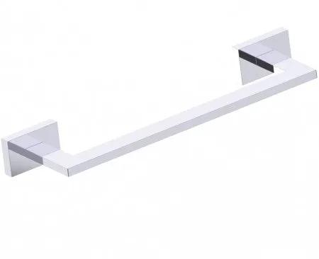 polished chrome towel bar