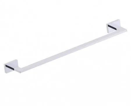 polished chrome towel bar