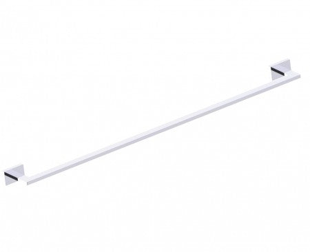 polished chrome towel bar