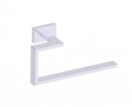 polished chrome towel ring