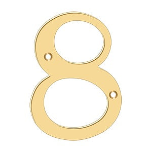 pvd polished brass numbers