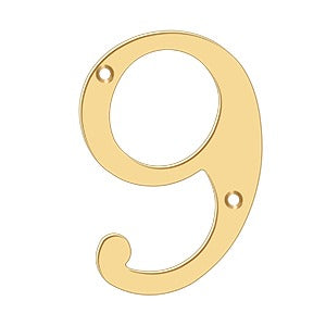 pvd polished brass numbers