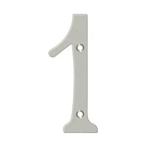 Deltana 6" Solid Brass Number 1 by Deltana