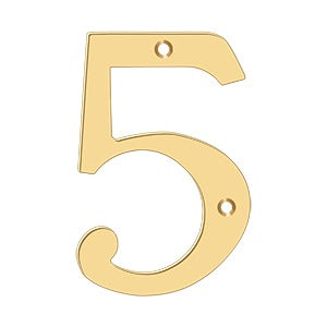 pvd polished brass numbers