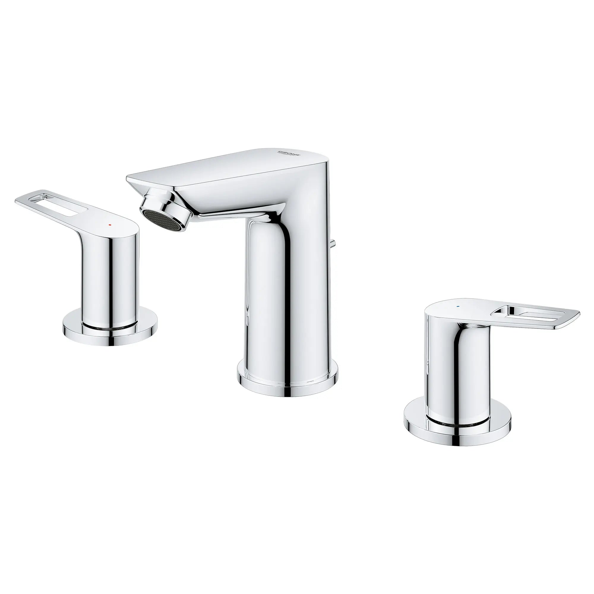 chrome bathroom faucet
