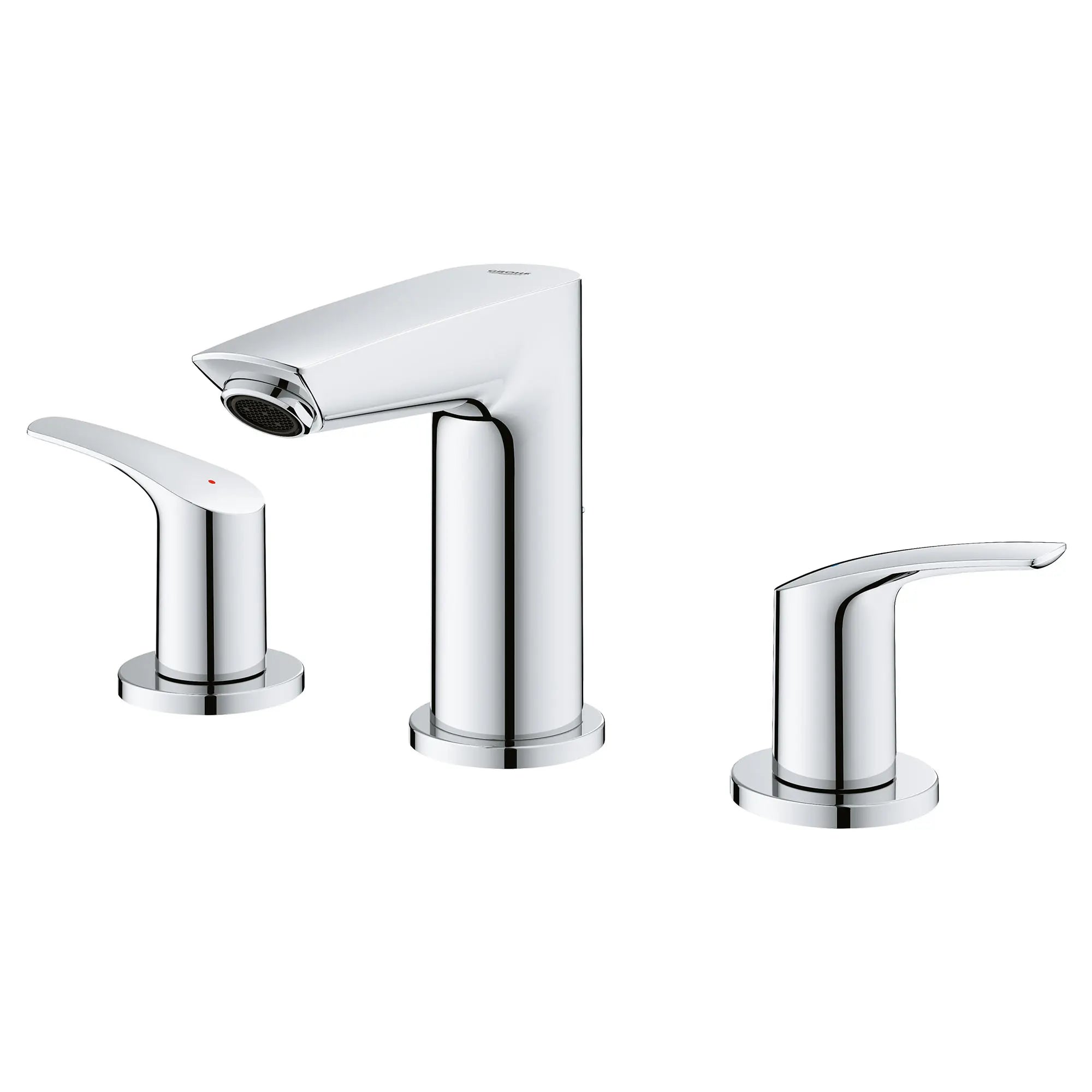 chrome bathroom faucet