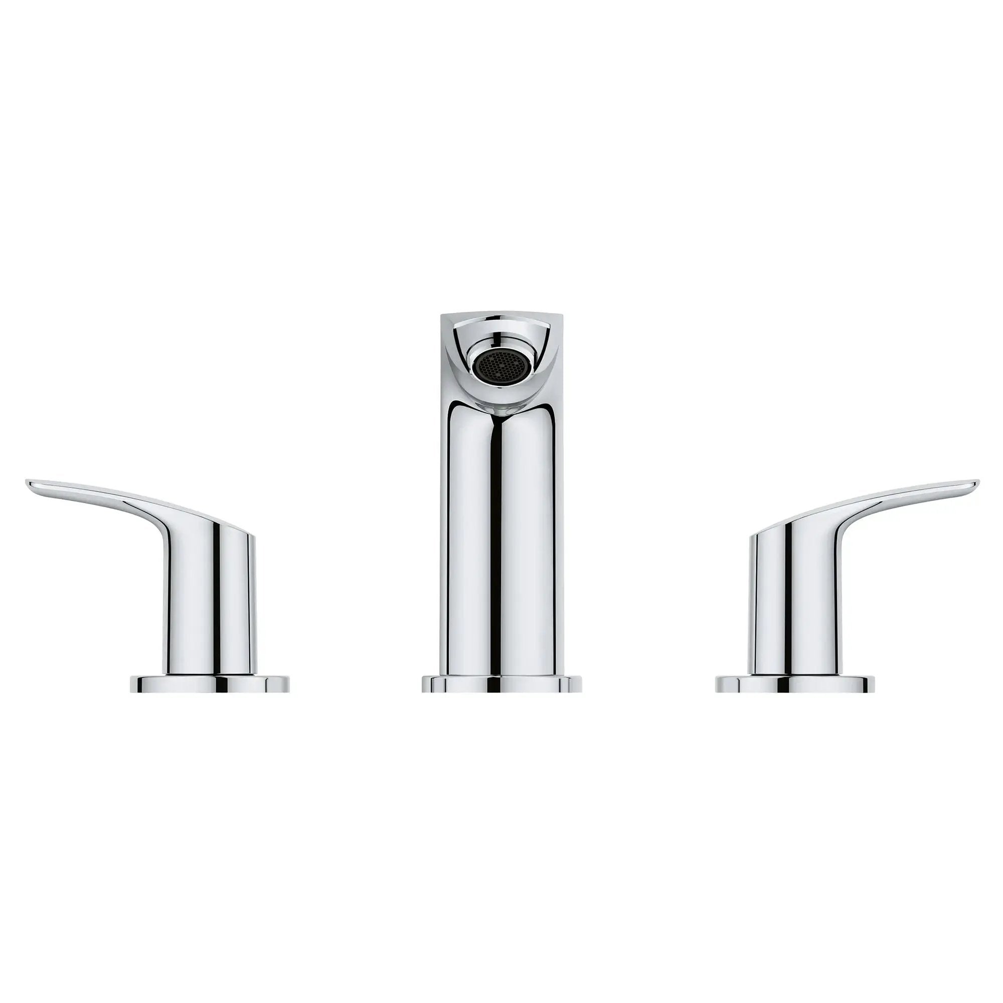 chrome bathroom faucet