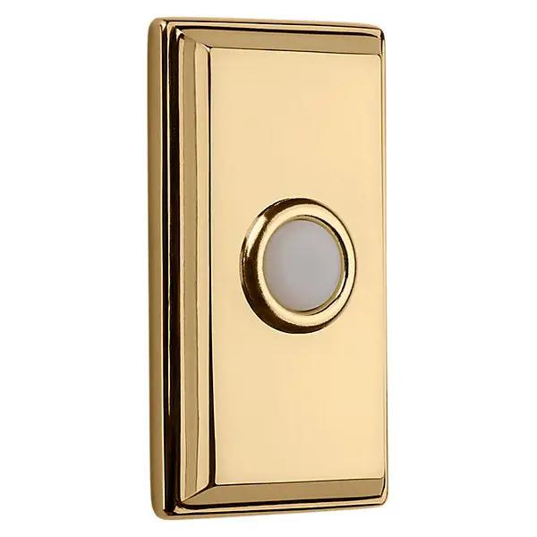 Baldwin Rectangular Bell Button by Baldwin