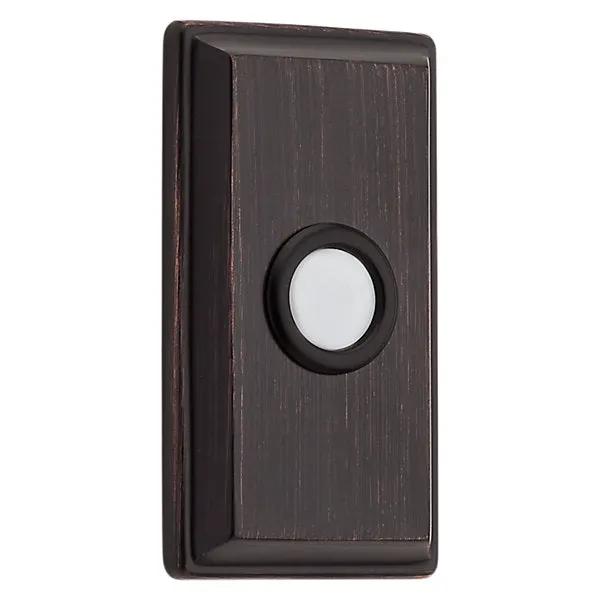 Baldwin Rectangular Bell Button by Baldwin