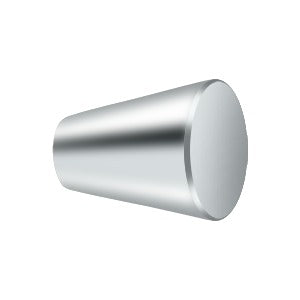 polished chrome knob