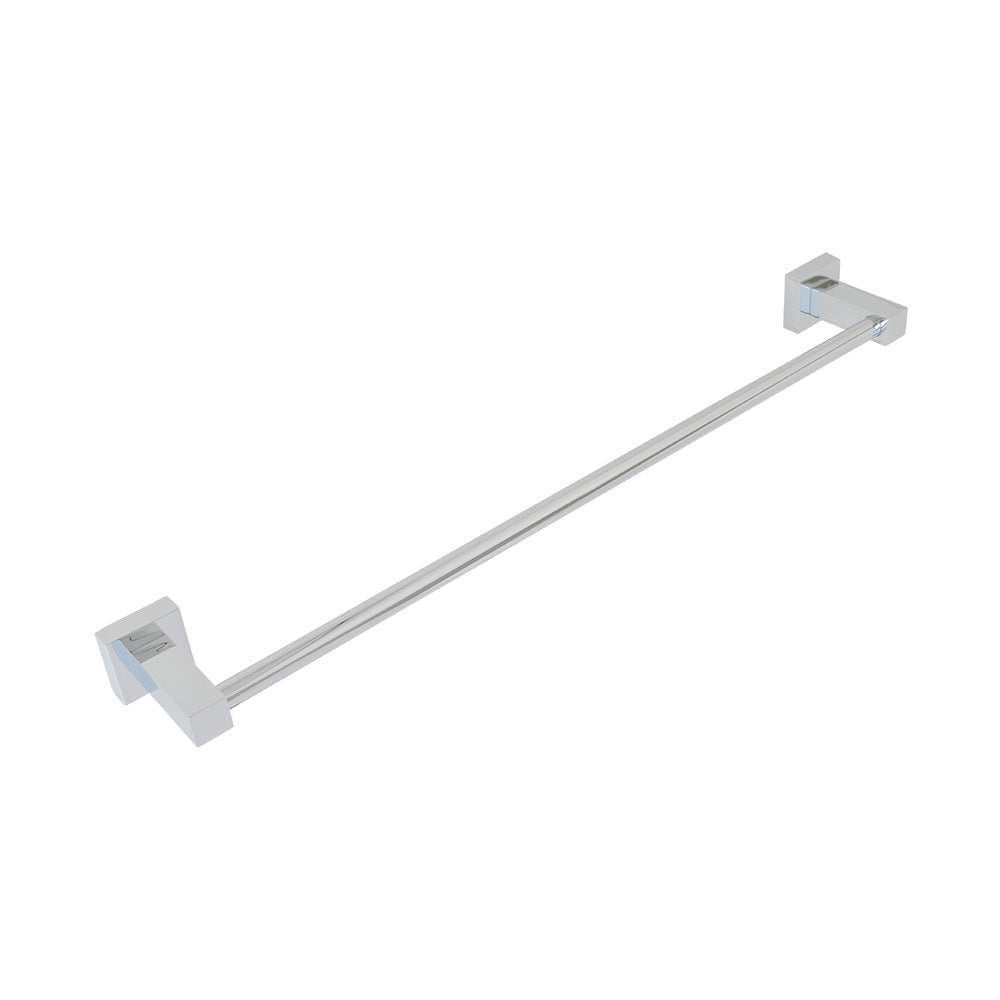 polished chrome towel bar