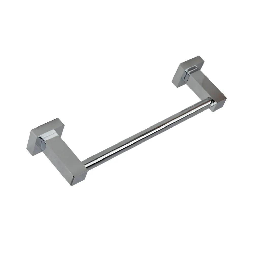 polished chrome towel bar