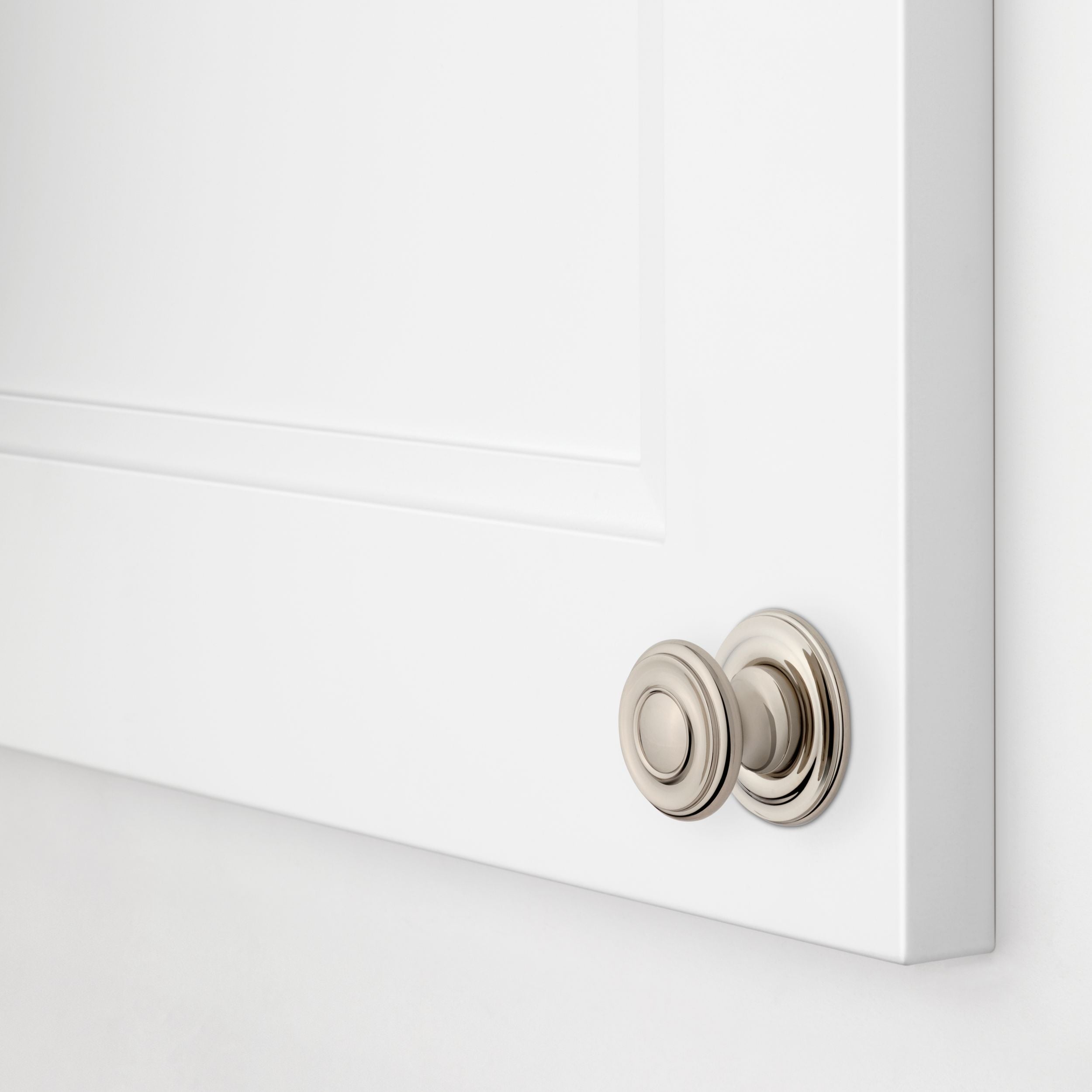 polished nickel knob