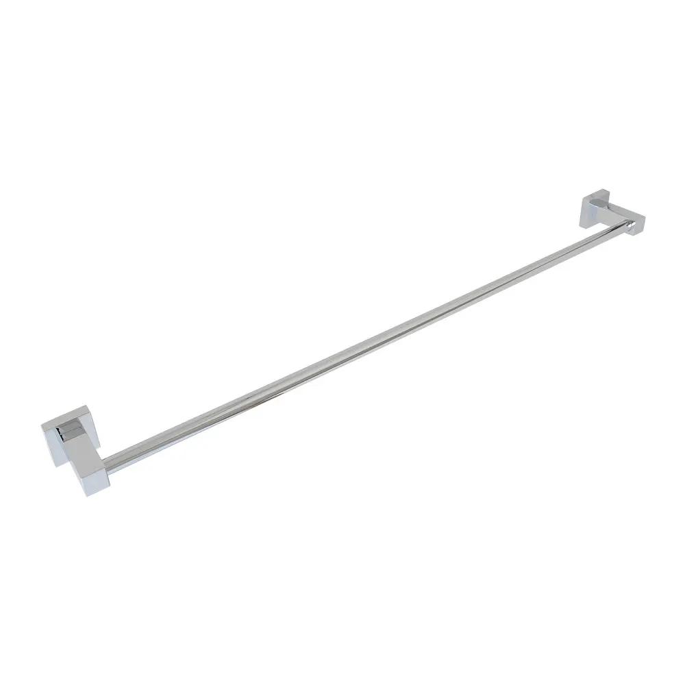 polished chrome towel bar