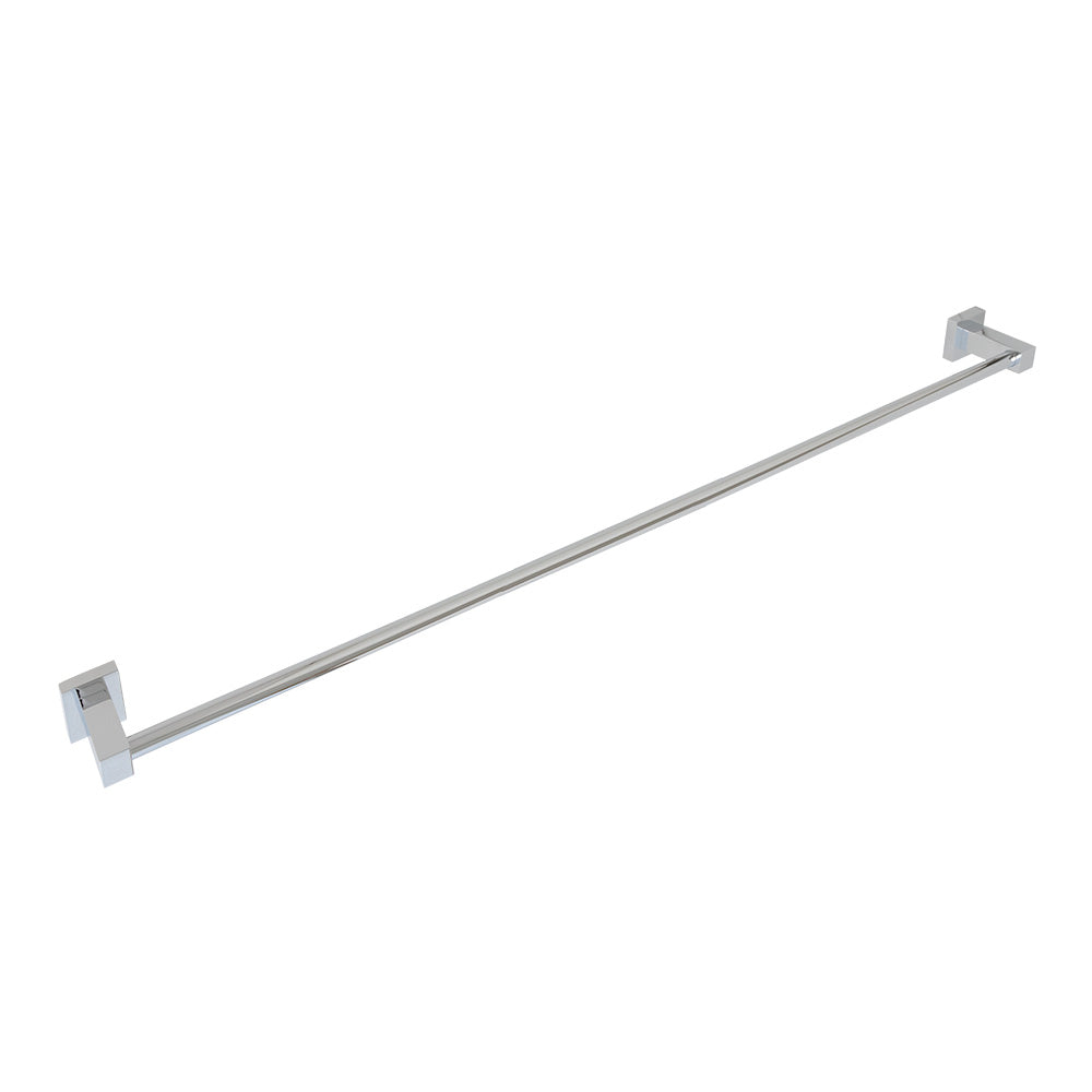 polished chrome towel bar