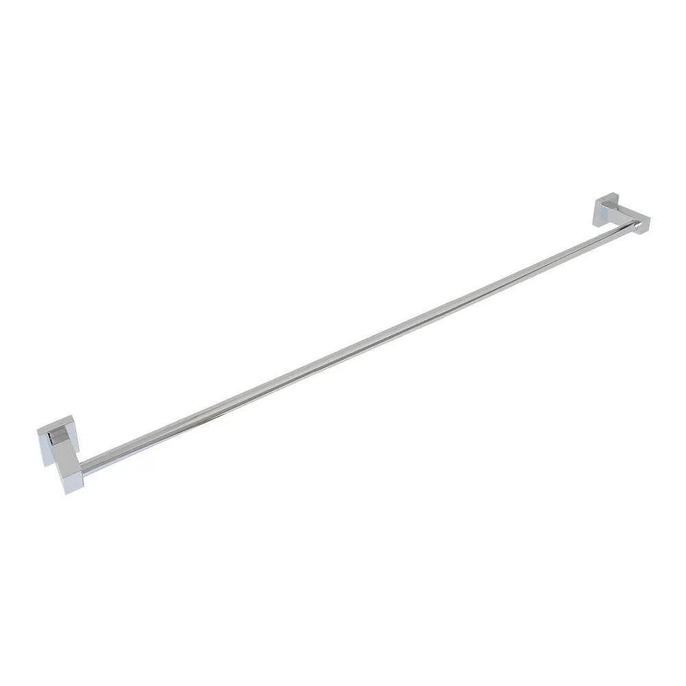 polished chrome towel bar