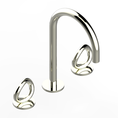 THG Paris Collection "O" Widespread Lavatory Set with Drain by THG Paris