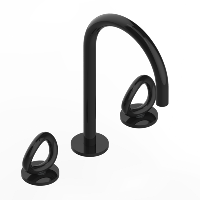 THG Paris Collection "O" Widespread Lavatory Set with Drain