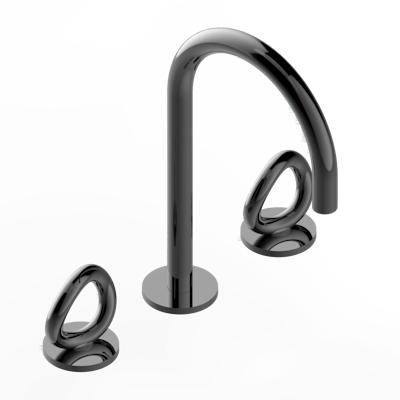 THG Paris Collection "O" Widespread Lavatory Set with Drain