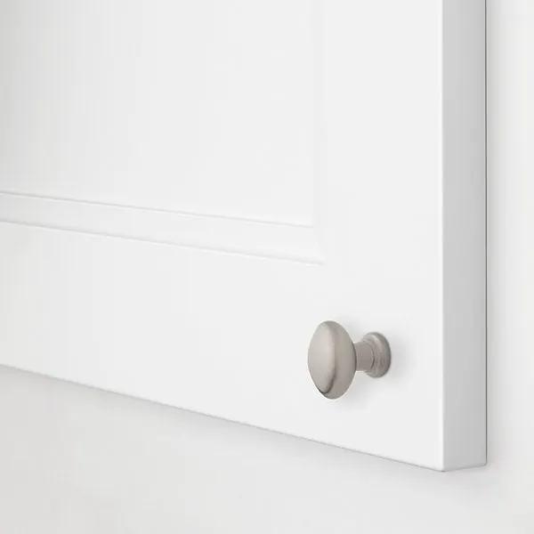 satin nickel knob
