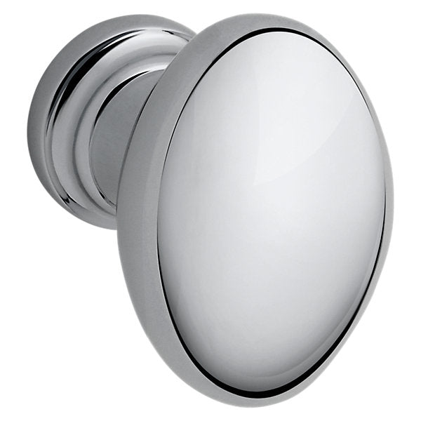 polished chrome knob