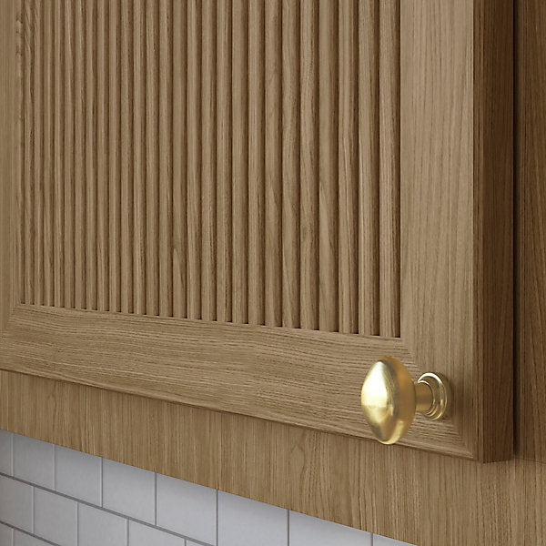 polished chrome knob