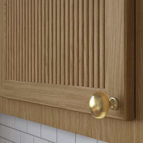 polished chrome knob