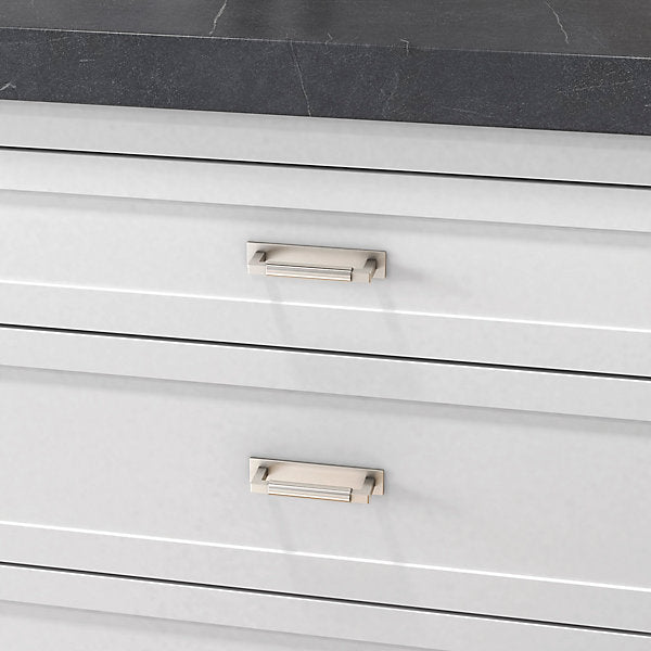 satin nickel back plate