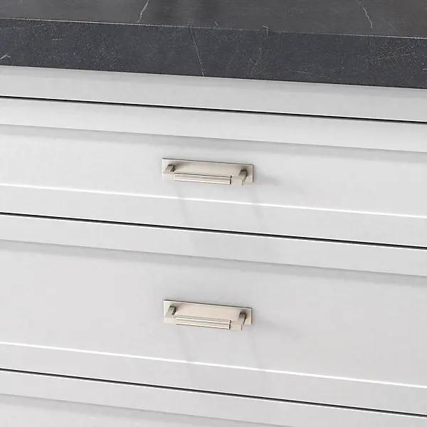 satin nickel back plate