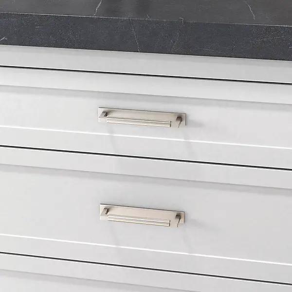 satin nickel back plate