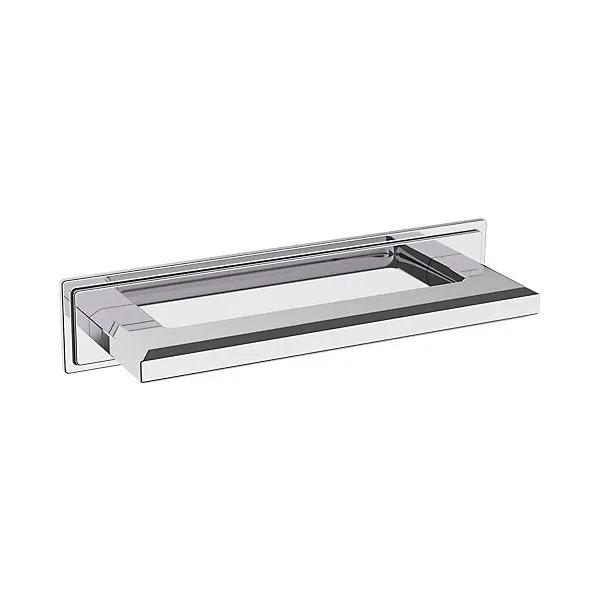 polished chrome back plate