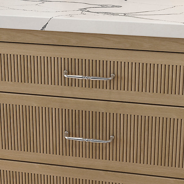 polished chrome pull