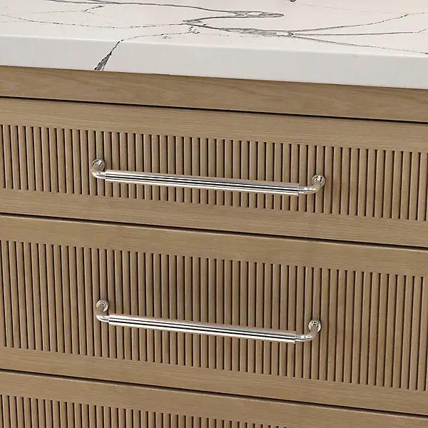 polished nickel pull
