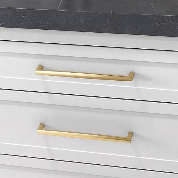 polished brass pull