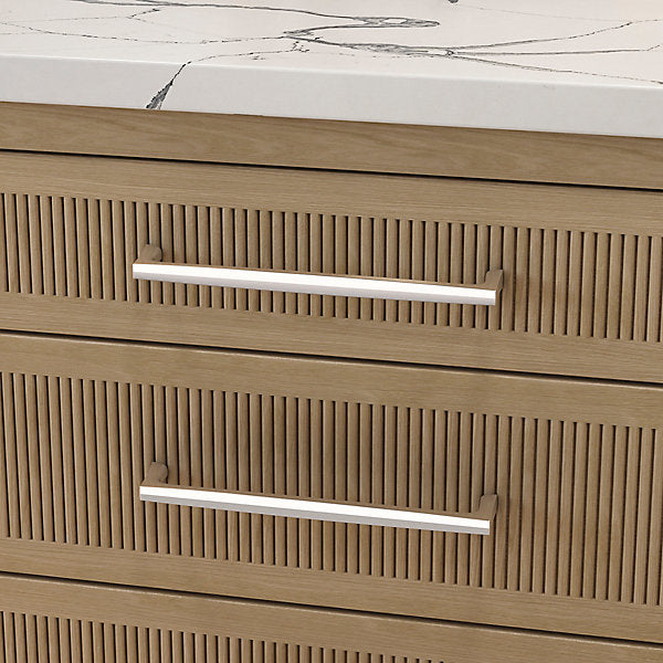 polished nickel pull